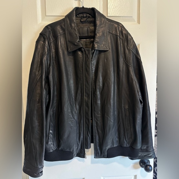 Robert Comstock Light Weight Leather Jacket XXL Men’s - Picture 2 of 15